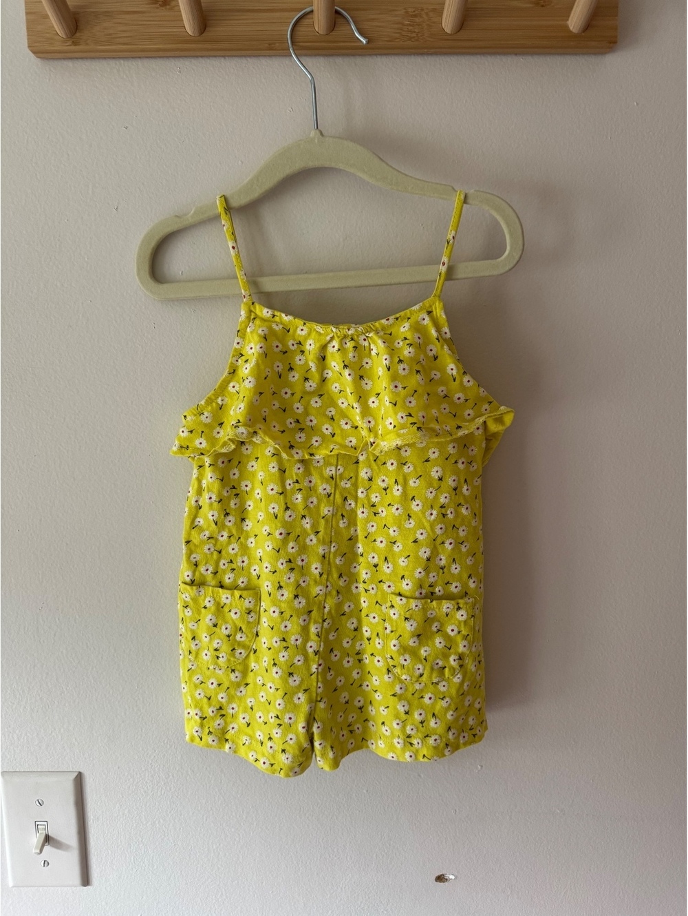Zara yellow daisy romper 18/24 months